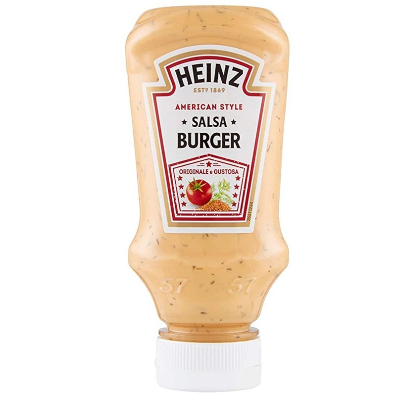HEINZ SALSA BURGER AMERICAN STYLE ML.220