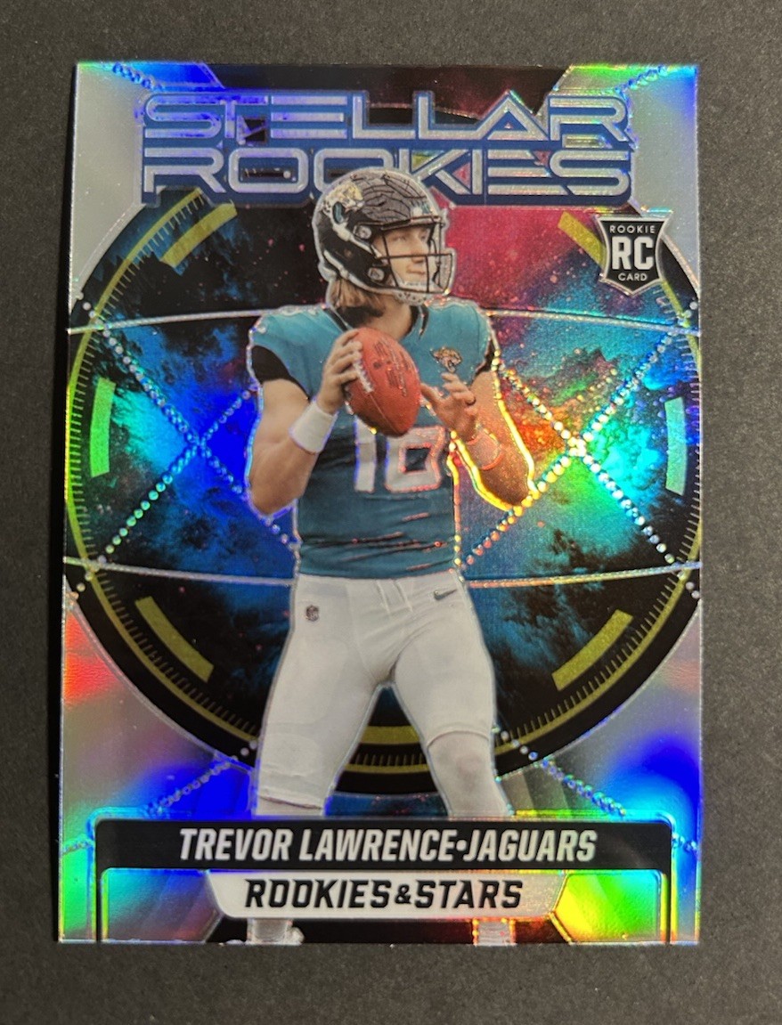 2021 Rookies & Stars Trevor Lawrence Rookie Silver Prizm Stellar Rookies RC