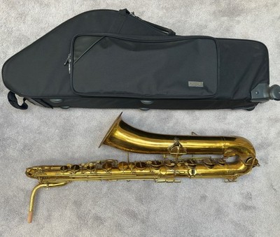 Vintage Buescher True-Tone Baritone Saxophone, S/N 111413, w/ New Protec Case