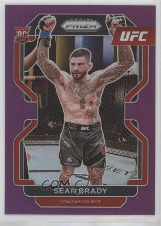 2022 Panini Prizm UFC Purple Prizm 130/149 Sean Brady #162 14zz