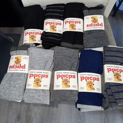 This Is A 9 Pack Of Men s L/XL Compression Knee High Alpaca Socks From Pacas