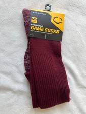 Evoshield Baseball Game socks , Maroon, Medium, NWT