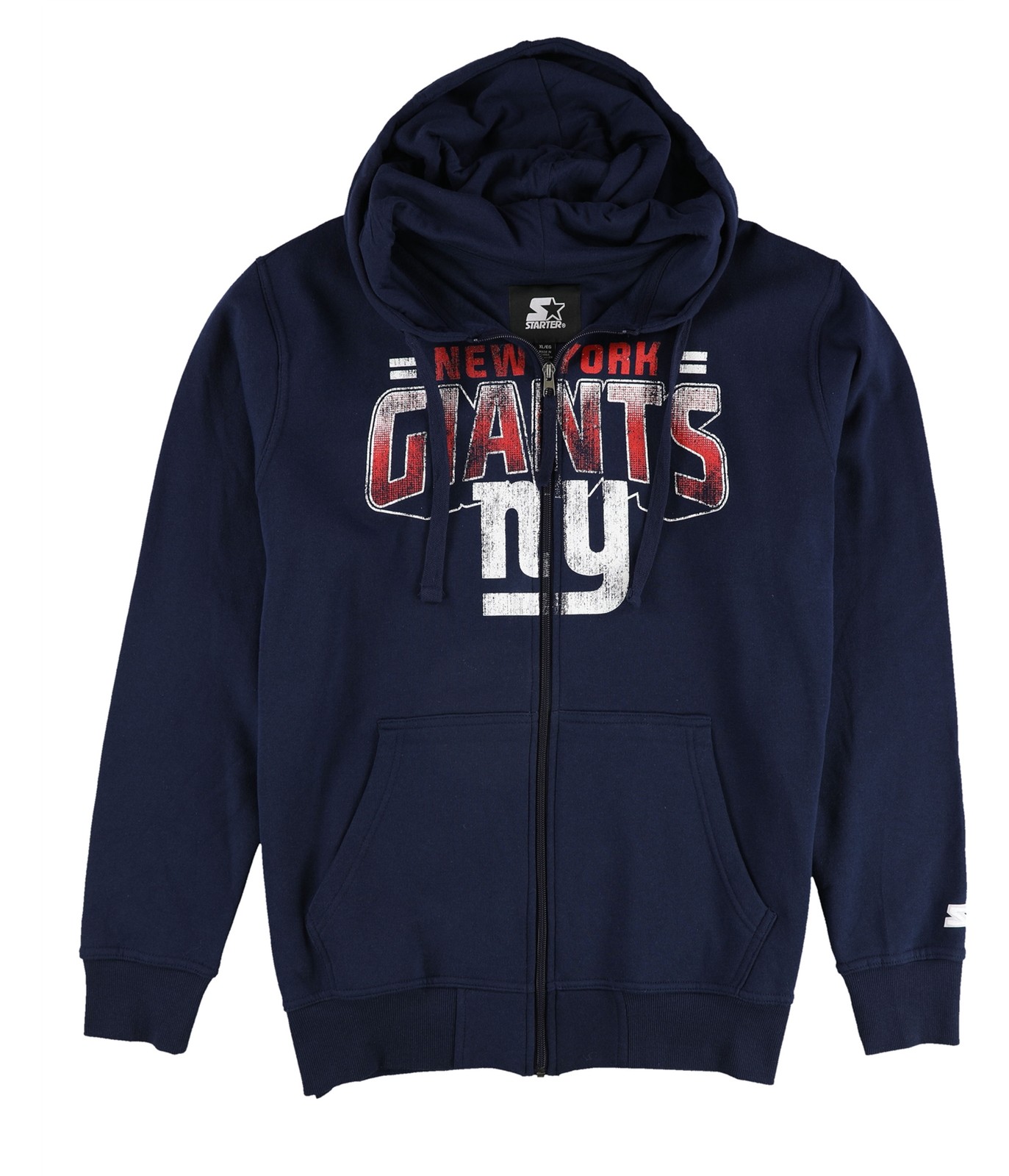 Мужская толстовка STARTER Mens New York Giants с капюшоном синяя X-Large 7490₽