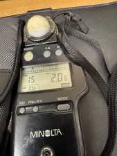 MINOLTA AUTO METER IV F LIGHT METER WITH CASE