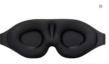 Pop 3D Sleeping Eye Mask for Men Women Soft Pad Blindfold Cover Travel Sleep