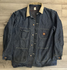 Big Ben Vintage Men's Denim Work Jacket Blanket Lined Made in USA 46 Long
