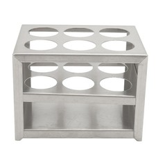 Test Tube Rack 6 Holes 3 Tiers Stainless Steel Holder For 50ml Tubes Lab