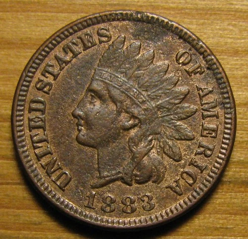 1883 INDIAN HEAD CENT PENNY FROM COIN COLLECTION ROLLS LOTS SETS AND ALBUMS
