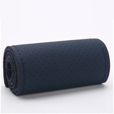 15 Genuine Leather Car Steering Wheel Cover Handsewn Diy Stitch On Wrap Protect