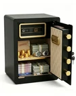 17.5" Tall Fireproof Safe 1.8 Cuft,Anti-Theft Lock with Keys&Hidden Box for Cash