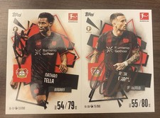 2 Match Attax 2025/2026 25 26 Leverkusen Original signiert LOOK NEU Sonderkarten