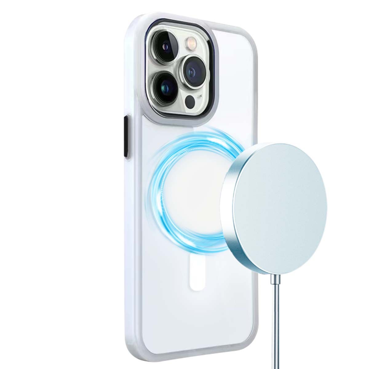 Coque iPhone 16 Pro Max antichoc Jaym blanche pour sécuriser vos déplacements - 4