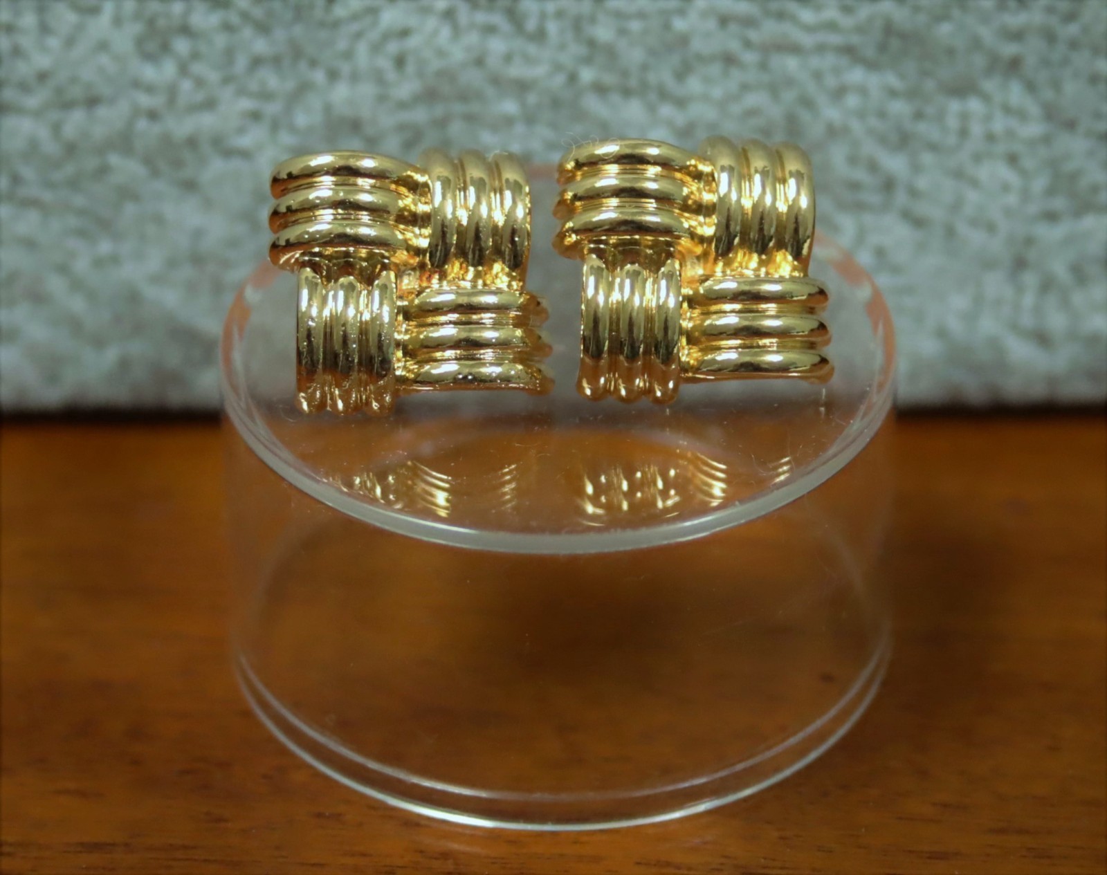 Vintage Avon Basic Button Square Button Gold Tone… - image 1