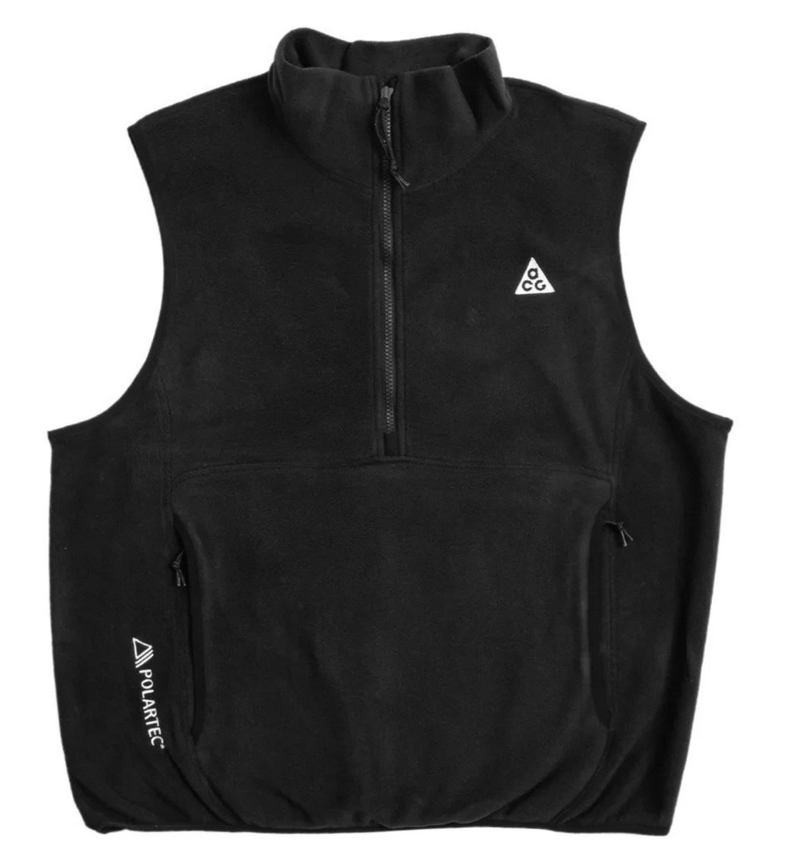 NWT Nike ACG Polartech Wolf Tree Vest Black HJ2468-010 Men's Size