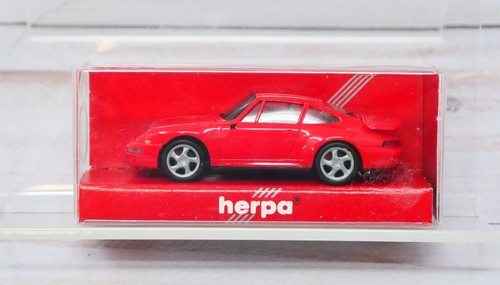 Herpa 021890, Porsche 911 Turbo 993, rojo, escala 1/87 HO | Zustand: New