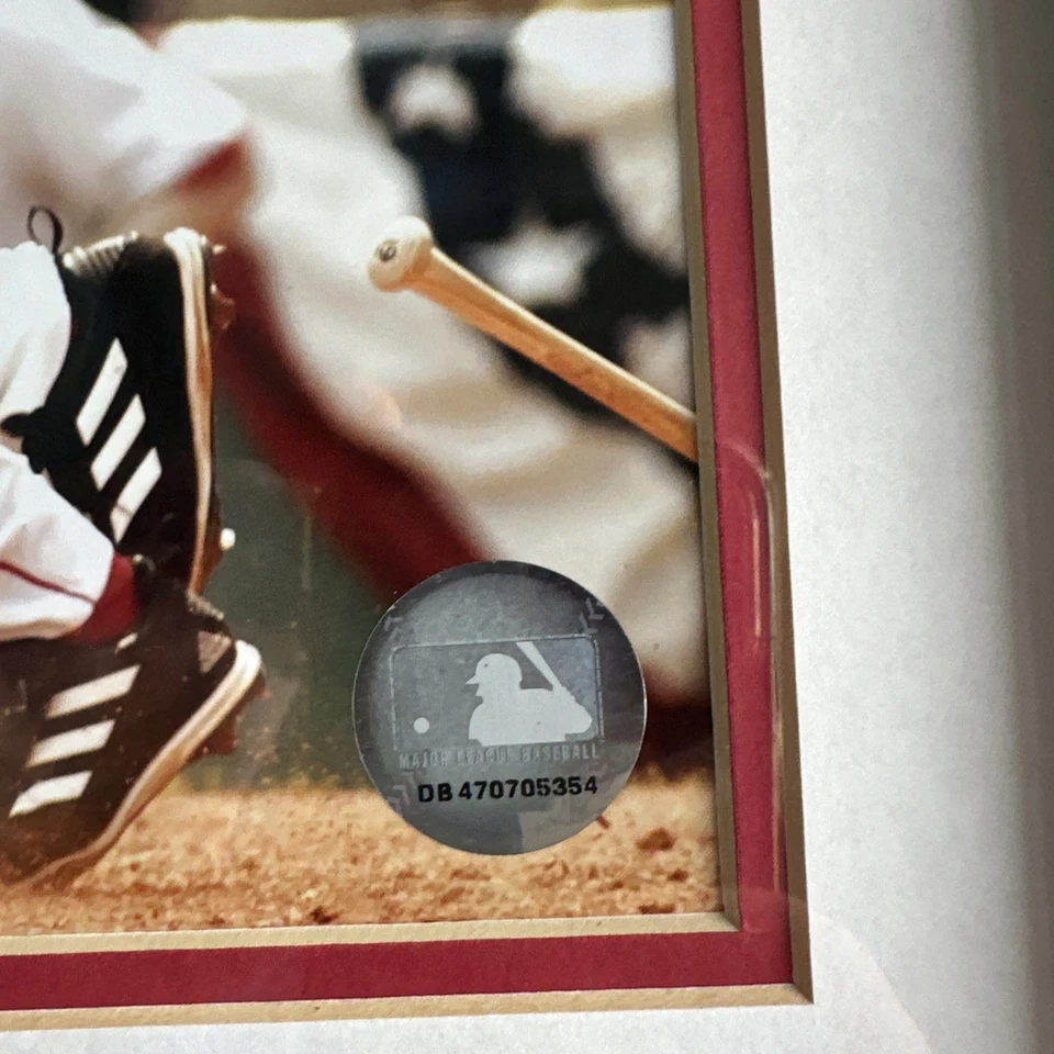 GABE KAPLER Signed  MLB BASEBALL Photo 8x10 RED SOX Framed  - Image 2 of 4