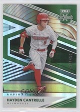 2020 Panini Elite Extra Edition Aspirations Green 462/499 Hayden Cantrelle 00gy