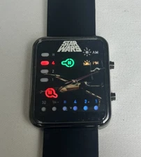 STAR WARS X-Wing Led Light Up Wrist Watch Lucasfilm Ltd. Accutime Watch Corp.