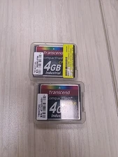 Qty Of 2 Transcend CompactFlash 4GB