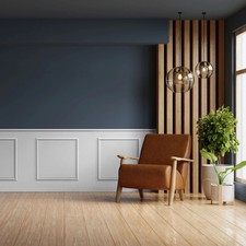 White - Painted 420x420mm Pre-Cut Wall Panelling Kit