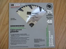 Sears Craftsman 9-32423 Circular Saw Blade Kromedge Hollow Ground Planer 7 1/4"