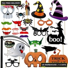 Halloween Photo Booth Props 27 Pcs for Halloween Decorations