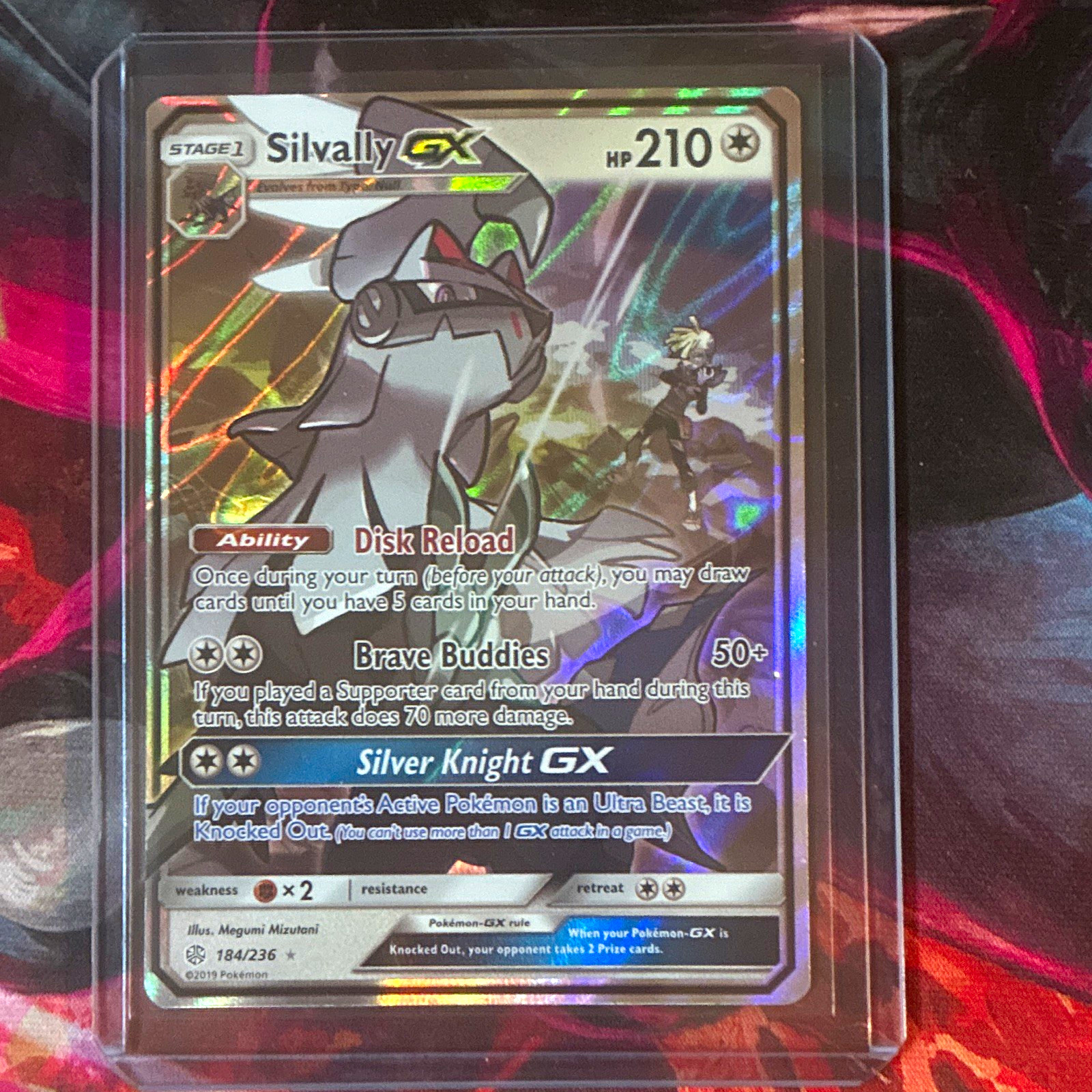 The Pokémon Company Silvally GX 184/236 Sm-Cosmic Eclipse Holo UR EN 210 HP 2019