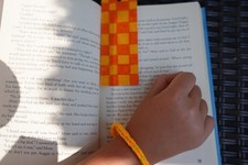 Handmade Reading Bundle Yellow Orange Checker...
