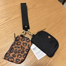 Lululemon Dual Pouch Wristlet Keychain Wallet NWT