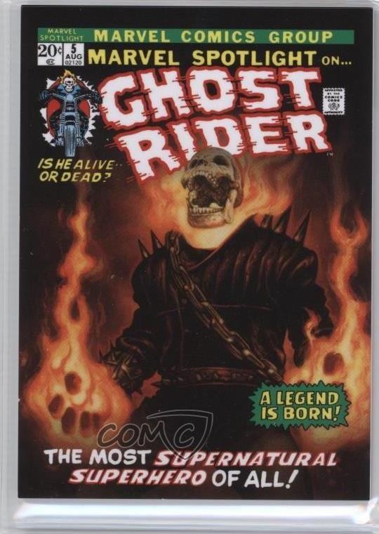 2016 Upper Deck Marvel Masterpieces Level 3 What If 171/499 Ghost Rider #68 18lo