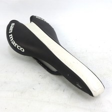SELLA ELETTRICA SELLE SAN MARCO PONZA sella bici 127x273mm 217g nero/bianco