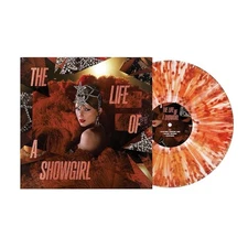 Taylor Swift The Life Of A Showgirl Red Lipstick & Lace Transparent Vinyl