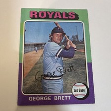 1975 Topps George Brett #228 Kansas City Royals Baseball Card