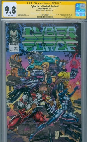 CYBERFORCE LIMITED # 1 CGC 9.8 (1992) "MARC SILVESTRI SIGNED" !!! HIGHEST !!!