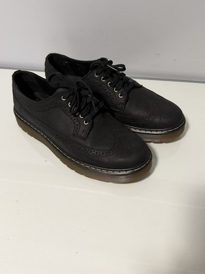 Dr Marte Black Brogue Oxfords Size 10 Men's