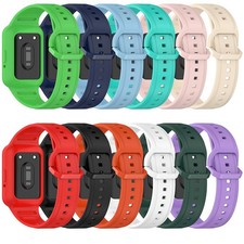 All in one Frame Watch Strap TPU Wrist Belt Accessories for Samsung Galaxy Fit3