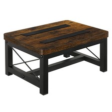 Wooden Step Stool for Adults, Heavy Duty Step Stool for High Bed with Non-Slip