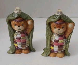 Enesco Lucy And Me by Lucy Rigg Bear in INDIAN CORN with HUSK Outfit 1989