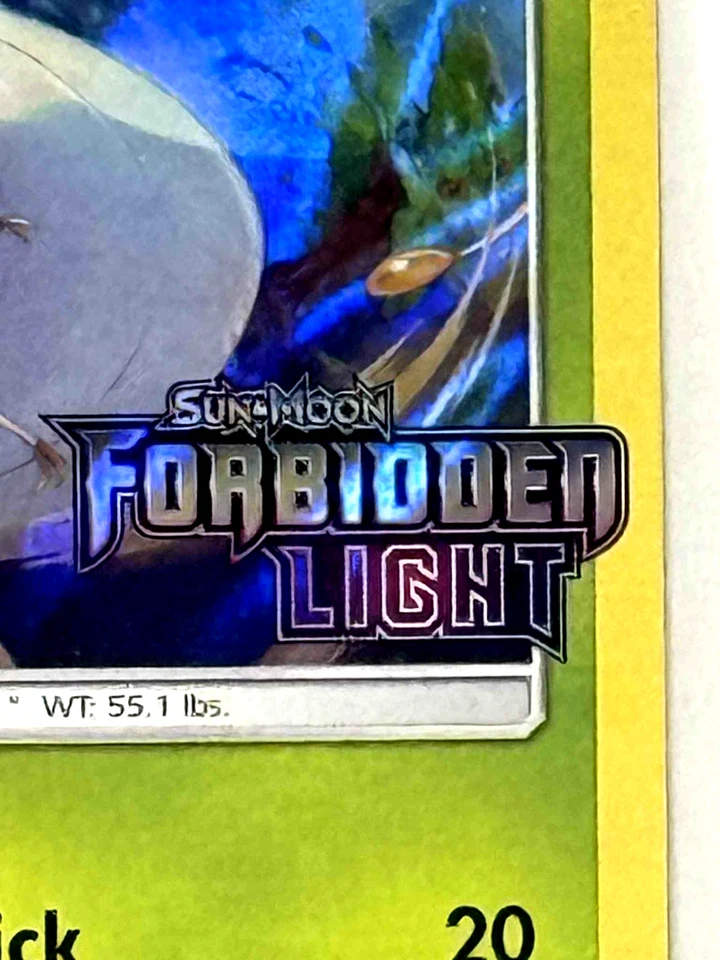 Pokemon SM Forbidden Light Pheromosa STAFF Gold Foil Stamp Prerelease Promo Card - Image 3 of 4