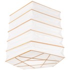  Foldable Paper Light Shade Sqaure Lantern Lampshade Folding Lanterns Square