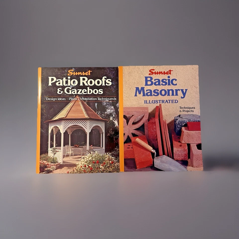 Lot of 4 Sunset Books on Home & Outdoor DIY – Spas, Decks, Masonry, Gazebos - Image 3 of 4