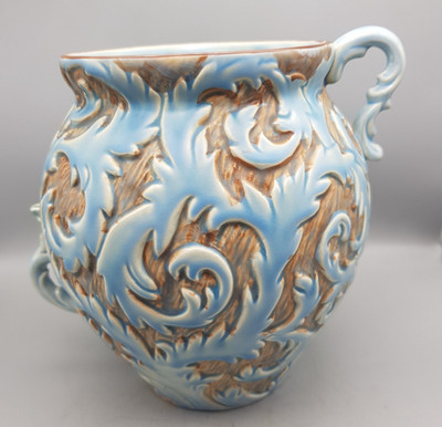 Vintage Thomas Forester & Sons Phoenix Ware Athen Muster Doppelhenkel Vase 6182 (P)