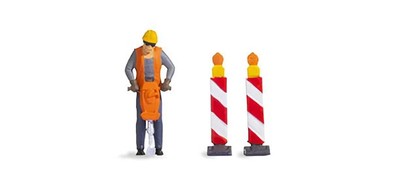 NOCH, Small Scenes - Road Construction, 1/87 Scale, NOC16521