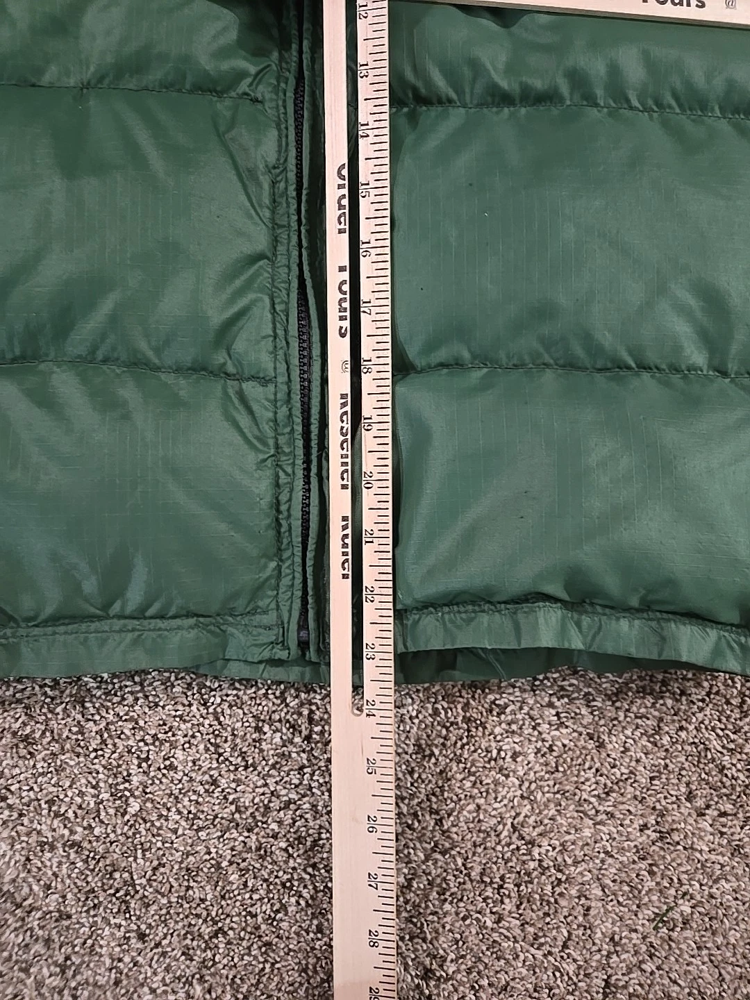 Frostline Kit Vtg 70s DIY Forest Green Quilted Puffer Vest Mens Sz Med Gorpcore - product detail image 7
