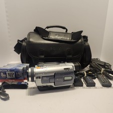 Sony DCR-TRV330 Digital8 Handycam Camcorder Tested Works Hi8 8mm Playback Bundle