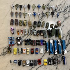 Lot Of 70 Vtg Micro Machines Road Champ Cars Motorcycles Boats Trucks Planes