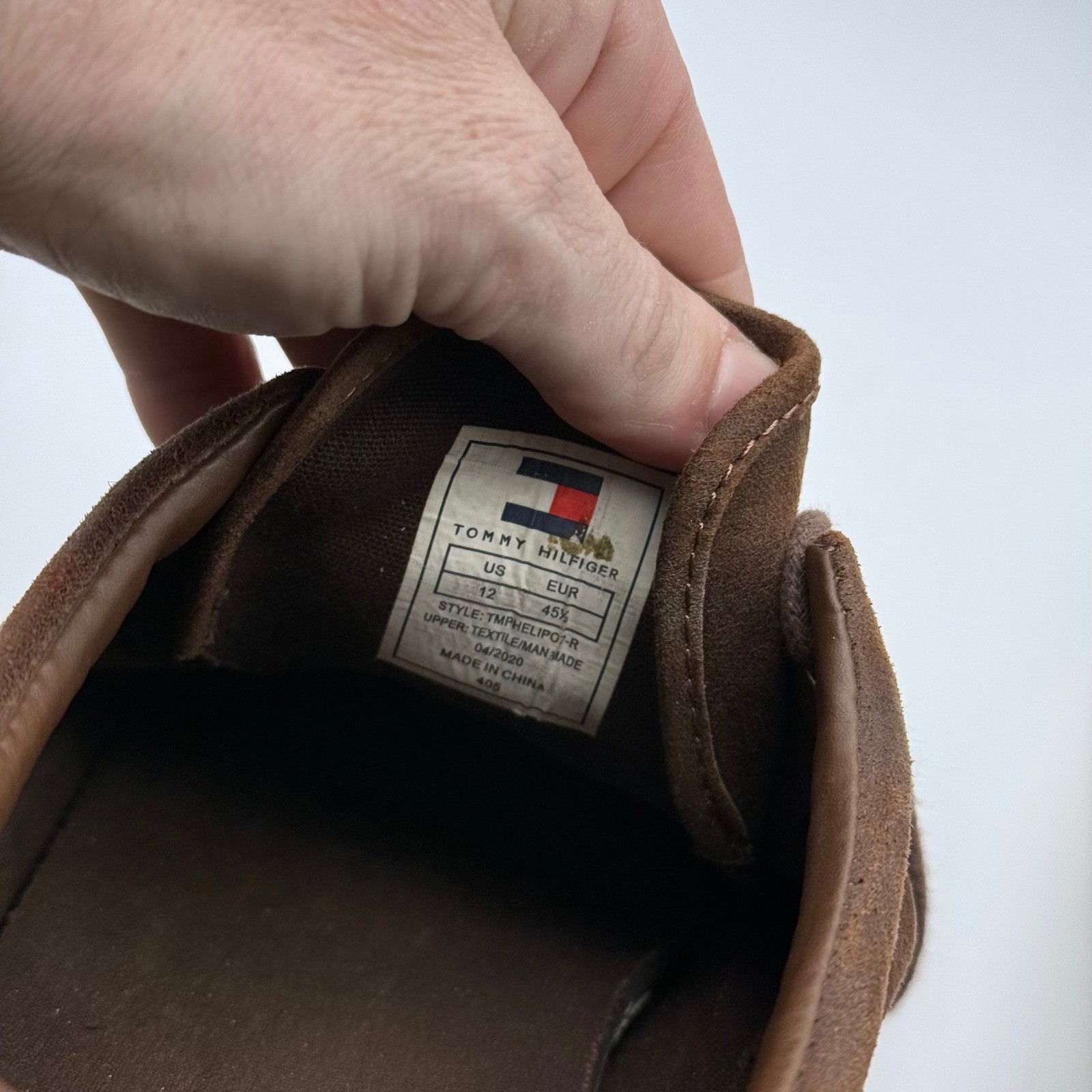 Tommy Hilfiger Helipo Brown Textile Low Top Sneakers Mens Size 12 thumbnail 5