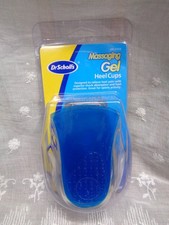 Men 6-8.5  Women 6-10  DR. SCHOLL'S Massaging Gel Heel Cups ONE PAIR