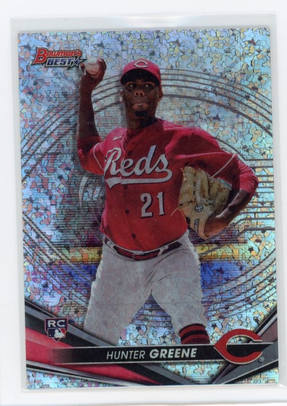 2022 Bowman's Best #54 Hunter Greene Mini-Diamond Refractor #/299
