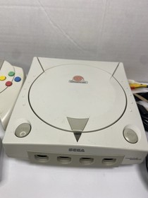 Sega Dreamcast Console HKT-3020 BUNDLE w/ Controller Cables Memory Card Tested